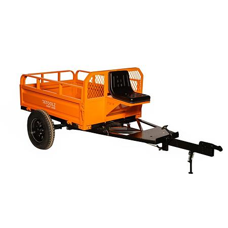 Remorca motocultor Detoolz DZ-M149, otel, 600 kg