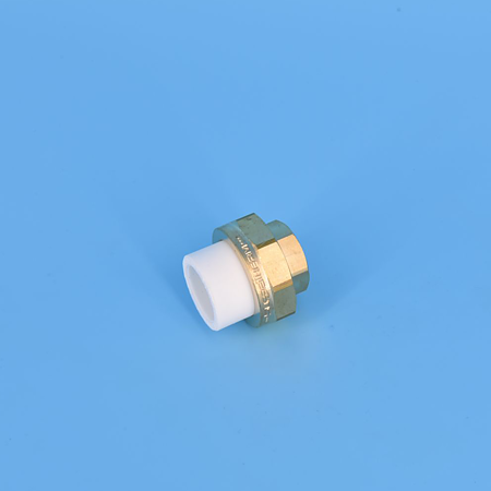 Racord olandez alama Supratherm, filet interior, PPR, alb, 20 mm x 1/2 inch