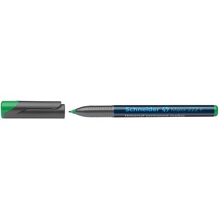 Marker permanent Schneider OHP 222, verde, 0.7 mm
