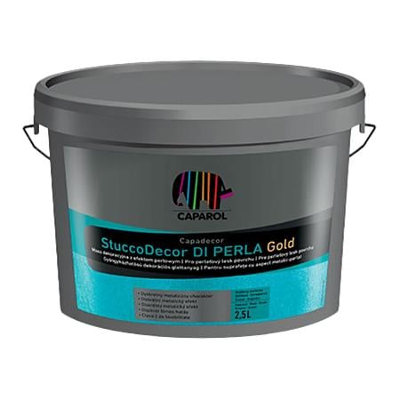 Masa de spaclu decorativa StuccoDecor, auriu, 2,5 l