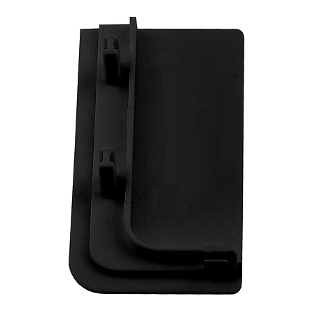 Terminatie dreapta pentru profil aluminiu LB (tip Gola) - L, plastic, negru