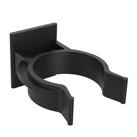Clips pentru fixare plinta de mascare, plastic, negru, D26