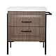 Mobilier baie Sanitop Luana, baza cu lavoar, MDF/PAL, alb/maro, 70 x 46 x 82 cm Mobilier baie Sanitop Luana, baza cu lavoar, MDF/PAL, alb/maro, 70 x 46 x 82 cm