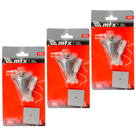 Fir cu plumb conic MTX, 200 g, snur 5 m