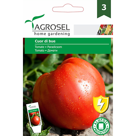Seminte de tomate Cuor di bue Agrosel, 0.4 g