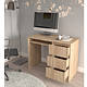 Birou calculator, 3 sertare, PAL melaminat, sonoma, 100 x 50 x 75.6 Birou calculator, 3 sertare, PAL melaminat, sonoma, 100 x 50 x 75.6