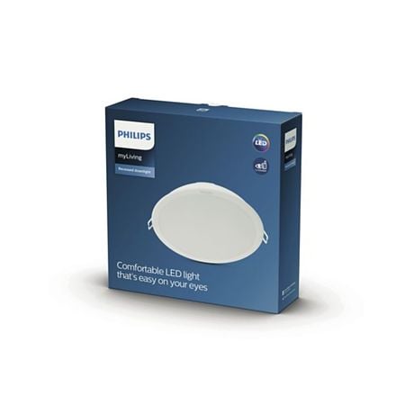 Spot rotund LED integrat Philips Meson, 23,5W, 1820 lm, A+, IP20, lumina alba, neutra 4000K, D 21,5 cm