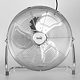 Ventilator de podea Home, 95W, 3 trepte, metal, argintiu, 45 cm