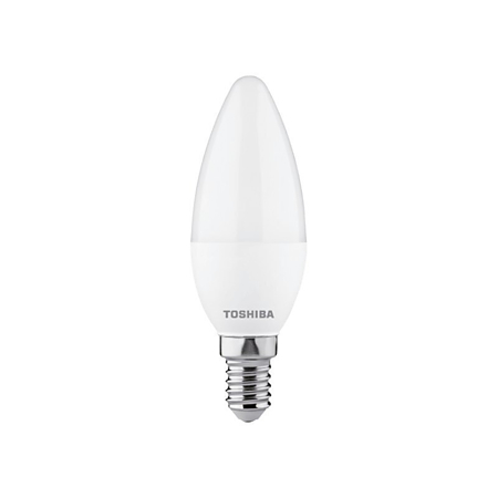 Bec LED Toshiba C37, E14, 7 W, 806 lm, lumina rece 6500 K
