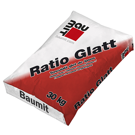 Glet Baumit Ratio Glatt, pe baza de ipsos, interior, 30 kg