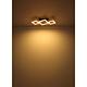 Plafoniera Globo Dustin, metal/plastic, LED 29 W, negru, 660 x 300 x 100 mm