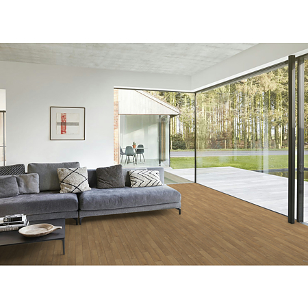 Parchet laminat 8 mm Berry Alloc Chateau+ Texas Light Brown B7606, Herringbone B, clasa de trafic 33, OmniLoc A&B, 504 x 84 mm
