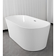 Cada baie freestanding Sanotechnik Reno white, montaj dreapta, acryl, alb, 170 x 75 x 58 cm