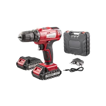 Bormasina Raider RD-CDL34, 12V x 1.5 Ah, 2 viteze, 2 acumulatori si incarcator inclus