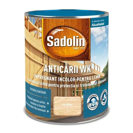 Impregnant pentru lemn Sadolin Anticarii WK, interior/exterior, incolor, 0.75 l