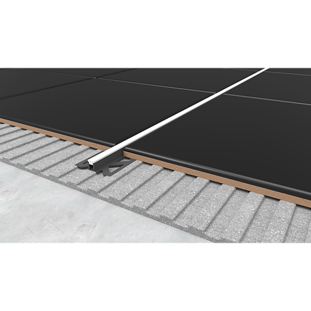 Profil de dilatatie din PVC in culoare gri, model 25210-1236, 2,5 m