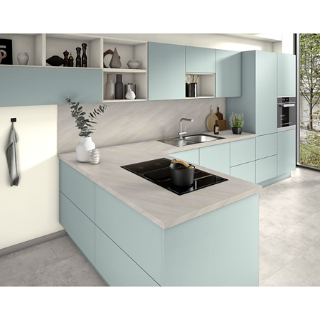 Blat bucatarie Egger F675 ST75, Piatra Calvia gri deschis, 4100 x 600 x 38 mm Blat bucatarie Egger F675 ST75, Piatra Calvia gri deschis, 4100 x 600 x 38 mm