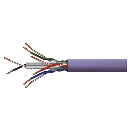 Cablu UTP cat6E Emos, 4 perechi, 24 AWG, nemufat, rola 305 m