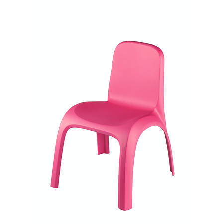 Scaun monobloc pentru copii, Keter Kids Chair, plastic, 43 x 39 x 53 cm, roz