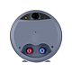 Boiler electric cilindric 80 l Haier ES80V-VH1, 1500 W, vertical/orizontal, 1 rezervor, alb, 26 kg, 421 x 410 x 995 mm