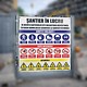 Banner Santier Reguli SSM, PVC, 130 X 160 cm