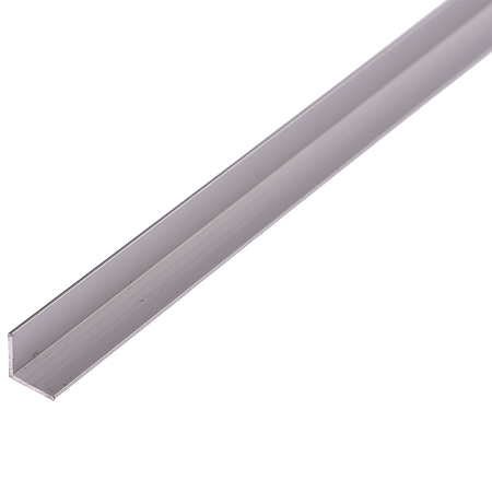 Cornier laturi egale, aluminiu, 10 x 10 x 1 mm, L 2 m