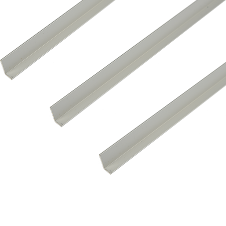 Cornier laturi inegale, aluminiu , 20 x 10 x 1,2 mm, L 2 m