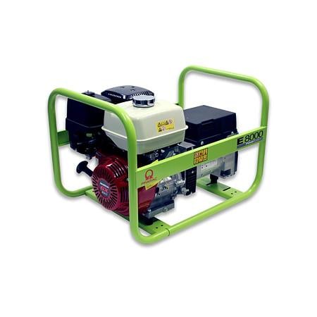Generator monofazic Pramac E8000 cu motor Honda GX390, 230 V, 50 Hz, 5,5 kW, capacitate rezervor 6,1 l