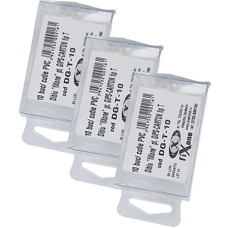Diblu tip T fluture, pentru pereti din gips-carton, Ø 8 mm, L 50 mm, 10 buc