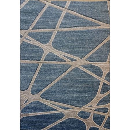 Covor modern Canyon 8430, polipropilena, navy-albastru inchis, 120 x 160 cm