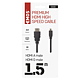Cablu HDMI/Ethernet de mare viteza Emos, tata A - tata D, 1.5 m