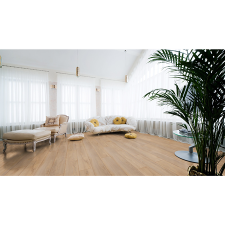 Parchet laminat 12 mm Kronotex Robusto Stejar Premium 4954, nuanta medie, clasa de trafic 33, click, 1375 x 188 mm