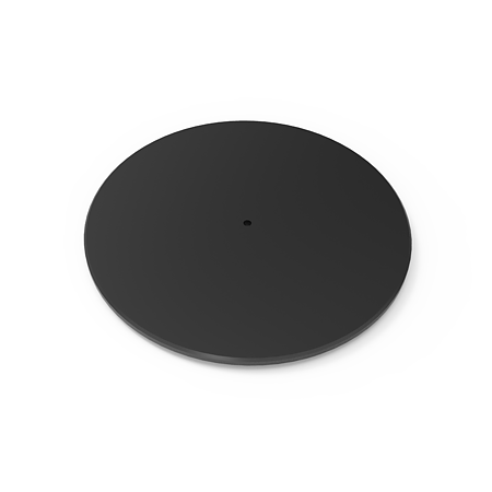 Baza pentru picior de masa cu postament, metal, negru, 365 mm