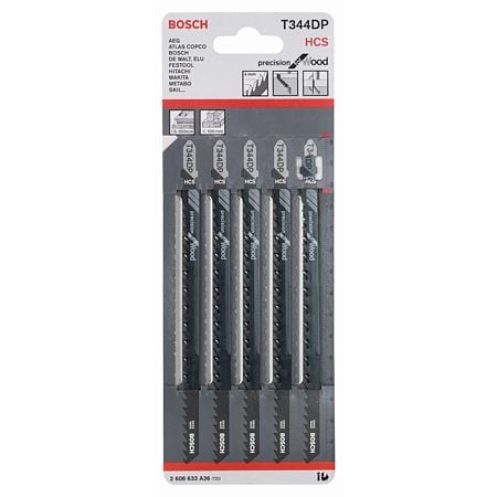 Panze de ferastrau vertical T344DP pentru lemn, 152 mm, 4 mm