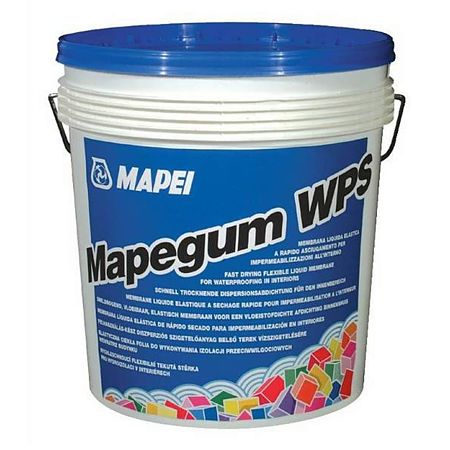 Hidroizolatie lichida Mapei Mapegum WPS, elastica, gri deschis, 20 kg