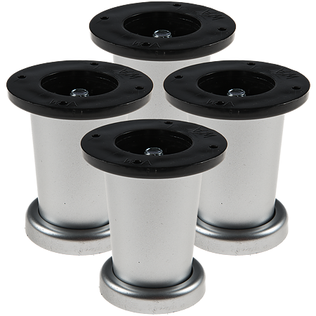 Picior reglabil satin - argintat Jumbo D50 x 80 mm