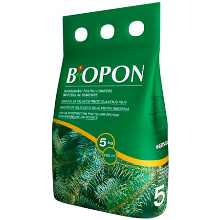 Ingrasamant Biopon pentru conifere, 5 kg/200 m2  