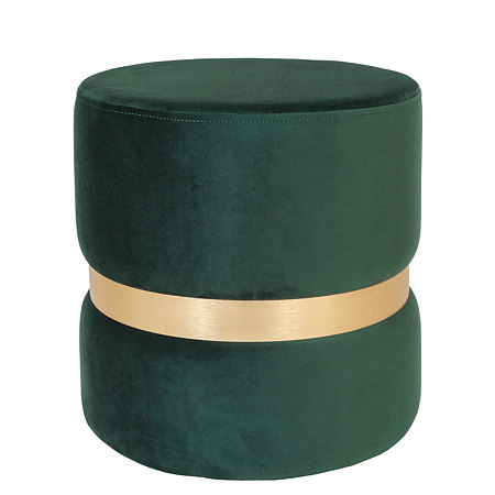 Taburet Ring, inel auriu, stofa verde H56, rotund, 38 x 38 x 40 cm Taburet Ring, inel auriu, stofa verde H56, rotund, 38 x 38 x 40 cm