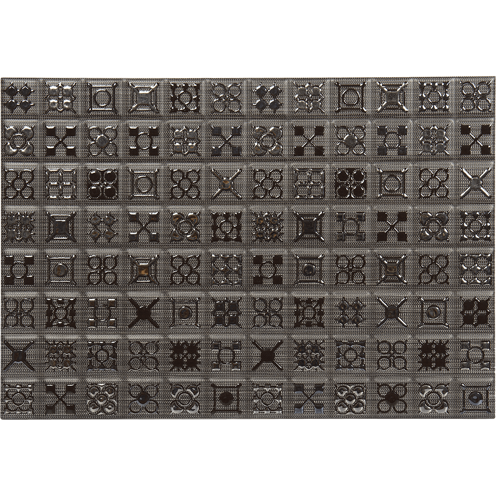 Faianta decorativa Calypso, finisaj mat, maro, model geometric reliefat, 40 x 27.5 cm