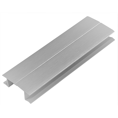 Accesoriu Multicorner, pentru cuplare plinta PVC cu folie din aluminiu, aluminiu mat, H 100 mm