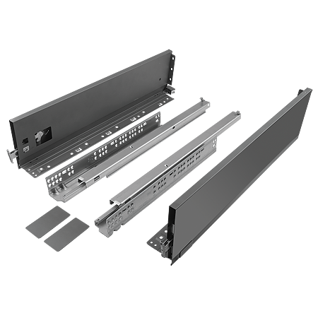 Set sertar Teko Premium 4D, otel/plastic, antracit, 350 mm