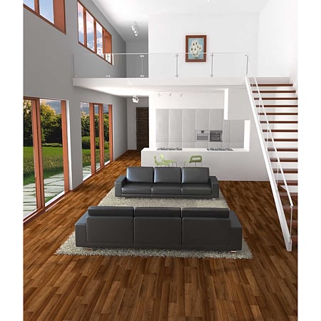 Parchet laminat AGTPRK401 Niksar Walnut, placa de 8 mm, clasa trafic AC3