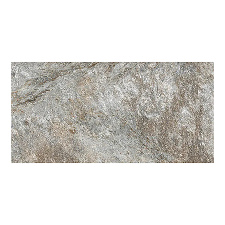 Gresie exterior/interior Cesarom Quartz, portelanata, gri, clasa de aderanta R11, PEI 4, 9 mm, 60 x 30 cm
