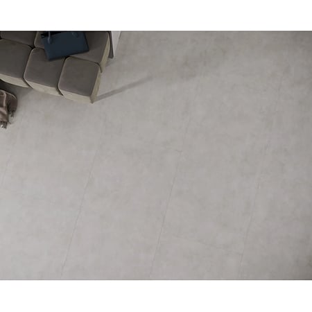 Pardoseala SPC 5 mm Korner SPeCtra Floor Beige Calcite 05F, clasa de trafic 34, rezistenta la apa, decor piatra, bej, 1205 x 606 mm