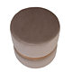 Taburet Ring, inel stejar, stofa gri deschis H34, rotund, 38 x 38 x 40 cm