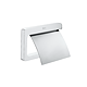 Suport hartie igienica Roca, metal, cromat, 150 x 24 x 116 mm