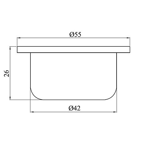 Picior tapiterie plastic