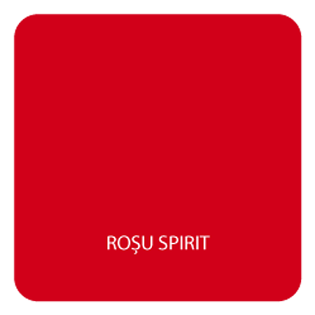 Vopsea Oskar Aqua Lucios, pentru lemn/metal/zidarie, interior/exterior, pe baza de apa, rosu spirit, 0,6 l