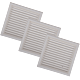 Grila cu plasa antiinsecte si jaluzele reglabile Vents, PVC, alb, 154 x 154 mm