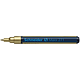 Marker permanent Schneider, varf rotund, 2 mm, cu vopsea aurie